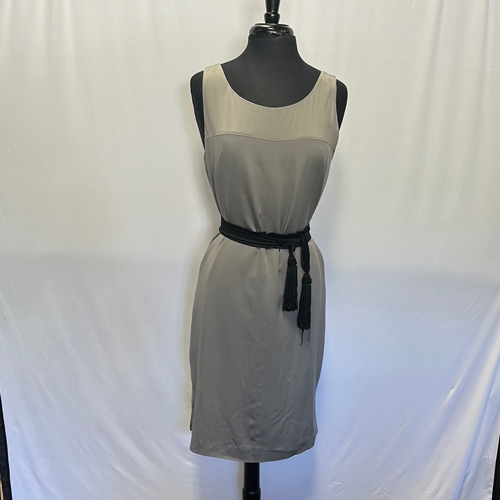 Theory Elegant,Silk,  Gray Dress